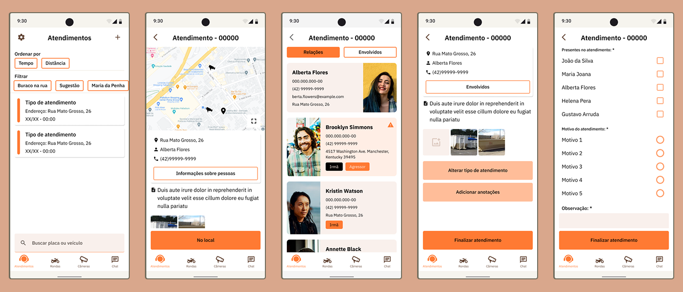 Cidade Segura - atendimento mobile