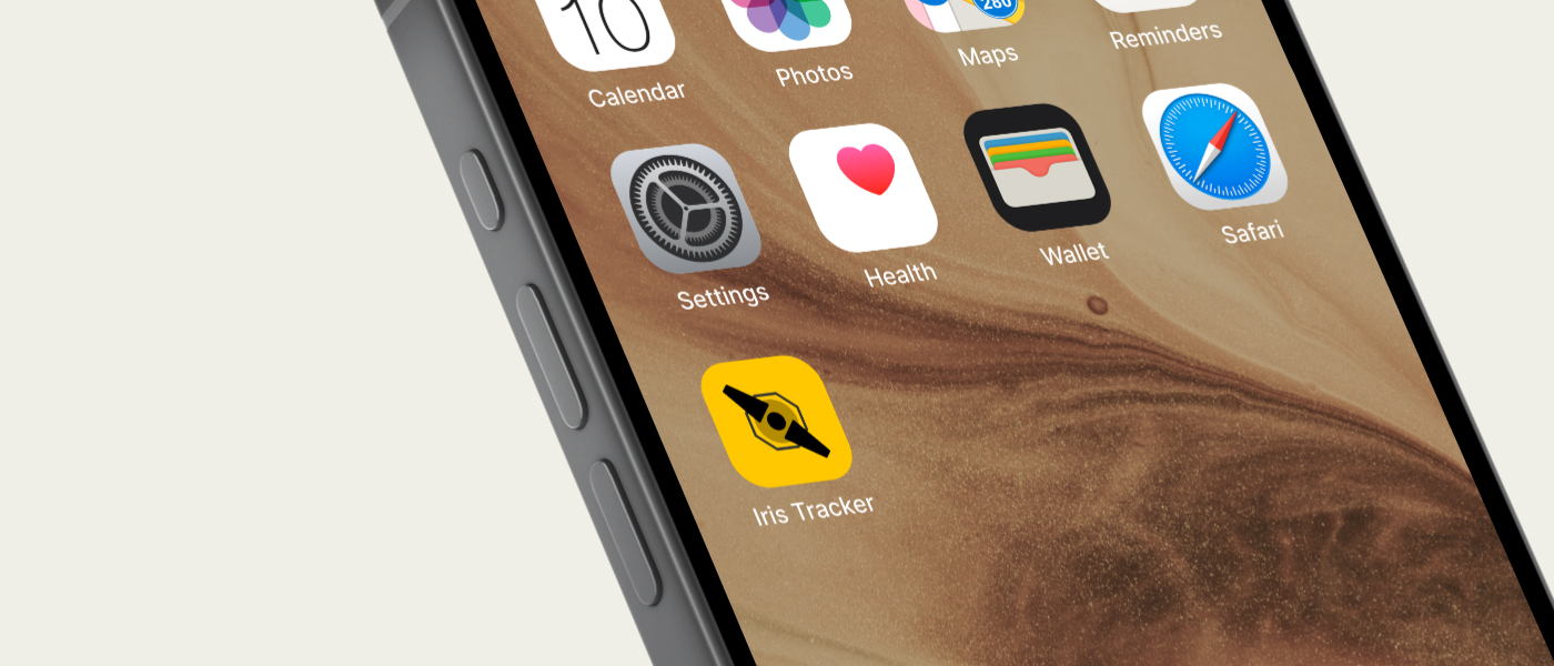 Iris Tracker - Aplicativo iOS